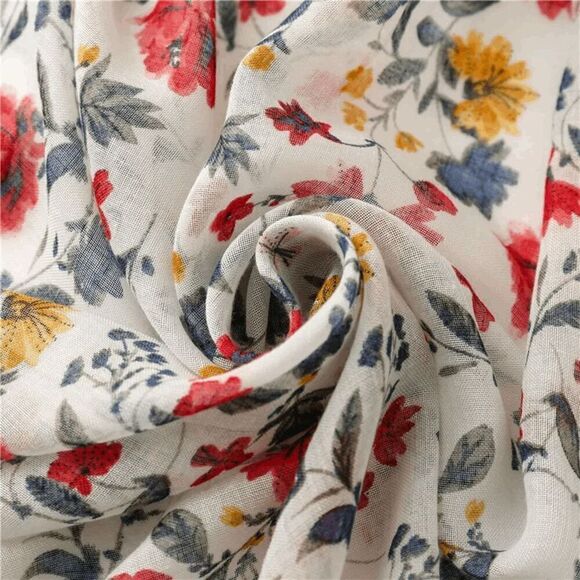 2/$30 Unique Floral Print Scarf - Picture 3 of 6